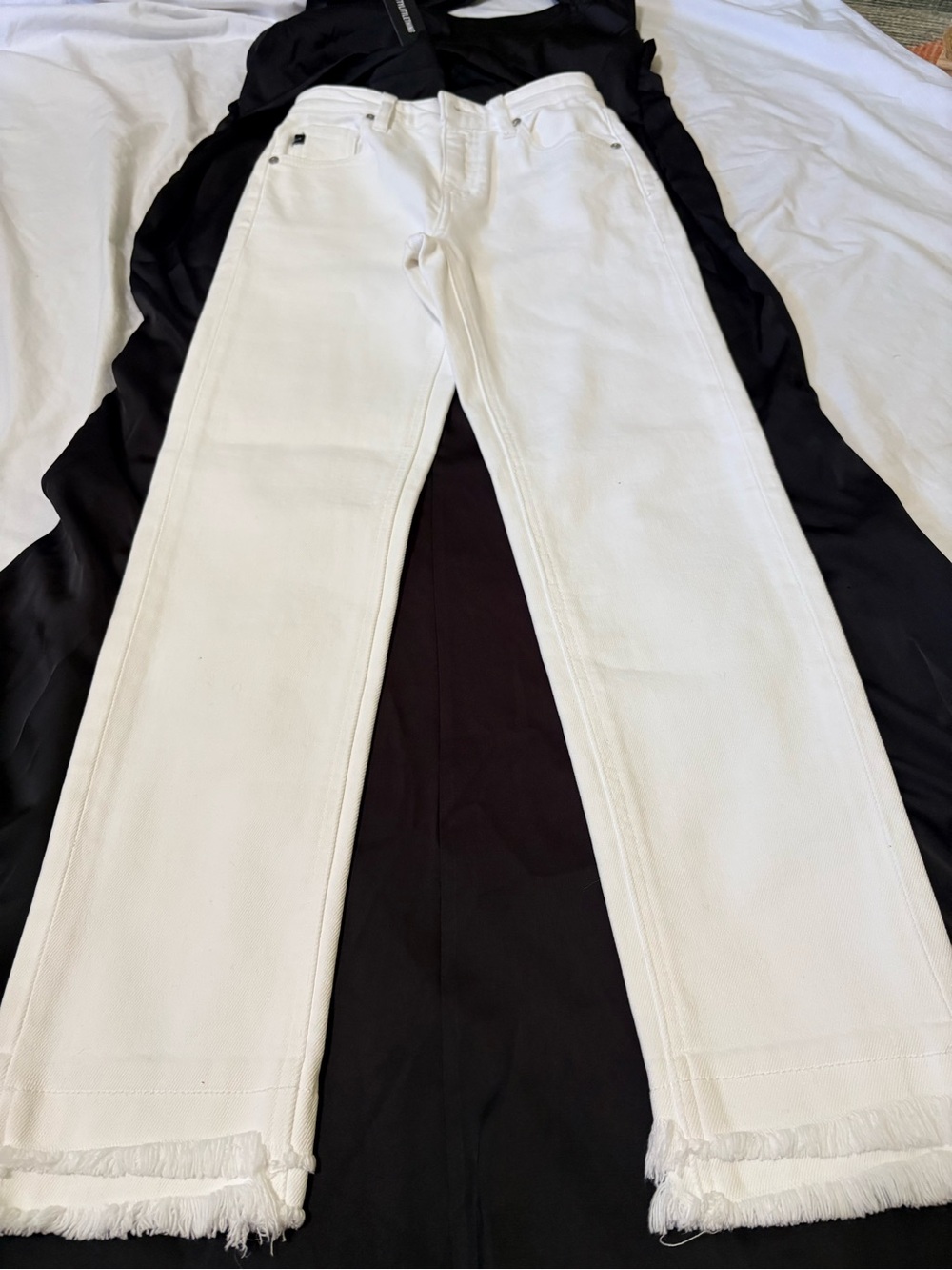 KanCan White High-Rise Denim Jeans